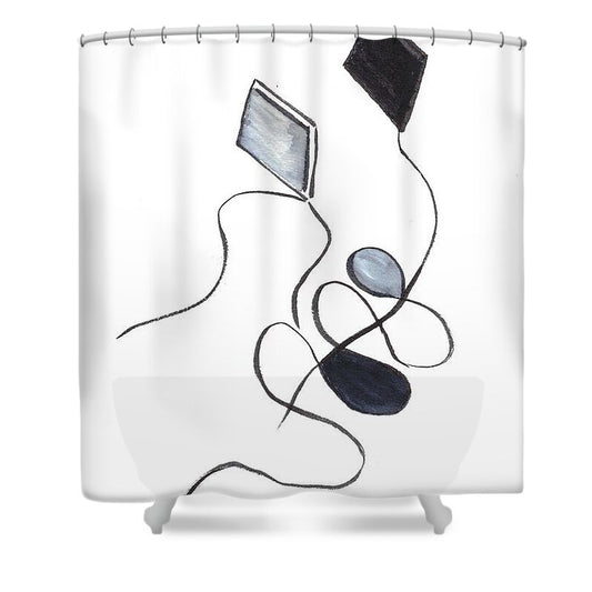 Shadow4 - Shower Curtain