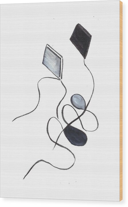 Shadow4 - Wood Print