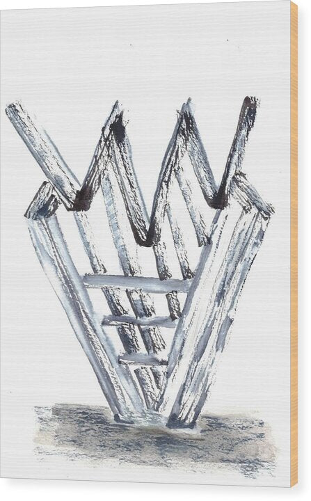 Shadow5 - Wood Print