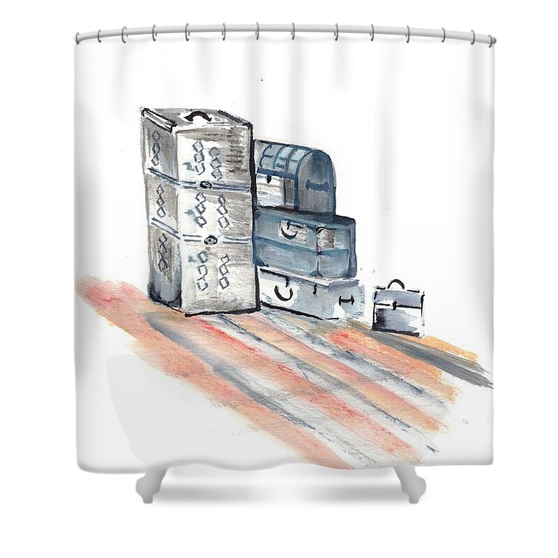 Shadow6 - Shower Curtain