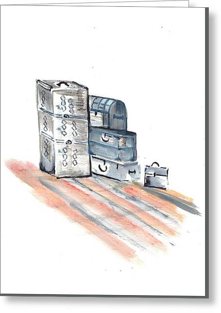 Shadow6 - Greeting Card