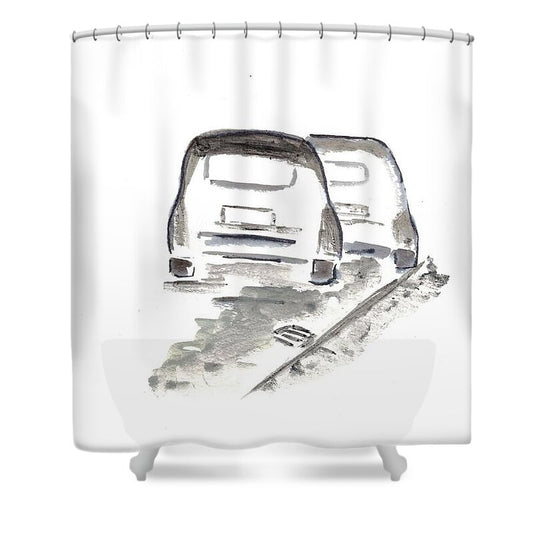 Shadow7 - Shower Curtain