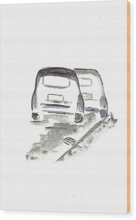 Shadow7 - Wood Print