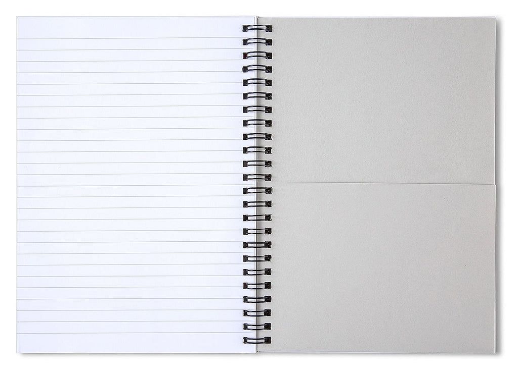 Mountain Lake at Sunset - Spiral Notebook
