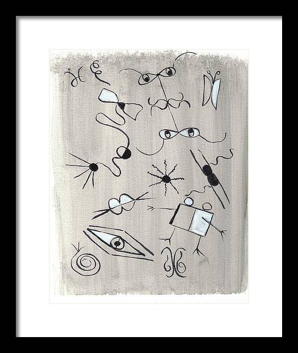 Tete A Tete - Framed Print