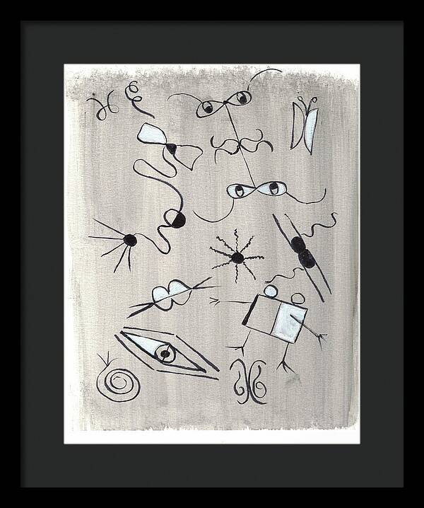 Tete A Tete - Framed Print