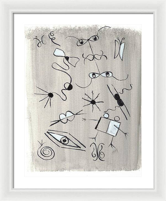 Tete A Tete - Framed Print