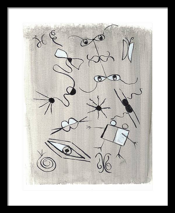 Tete A Tete - Framed Print