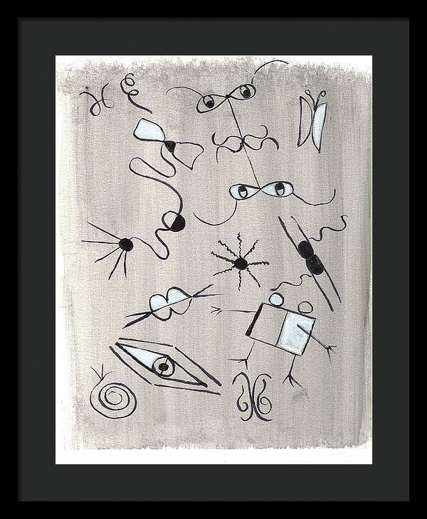 Tete A Tete - Framed Print