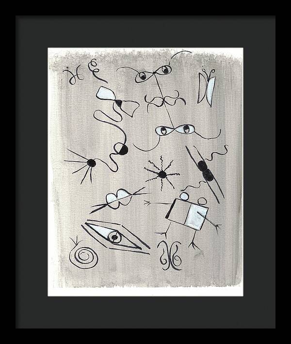Tete A Tete - Framed Print