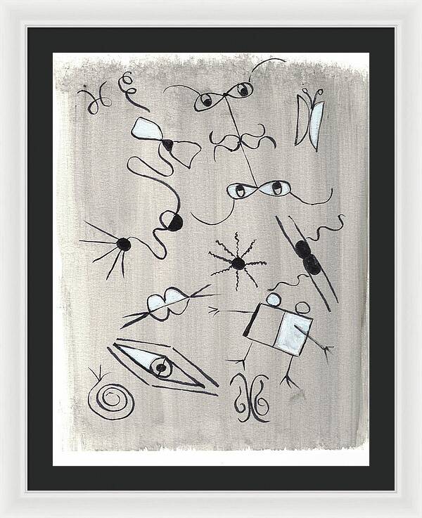 Tete A Tete - Framed Print
