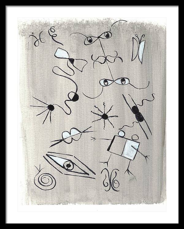 Tete A Tete - Framed Print