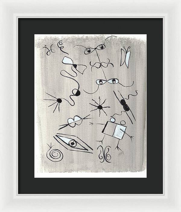 Tete A Tete - Framed Print