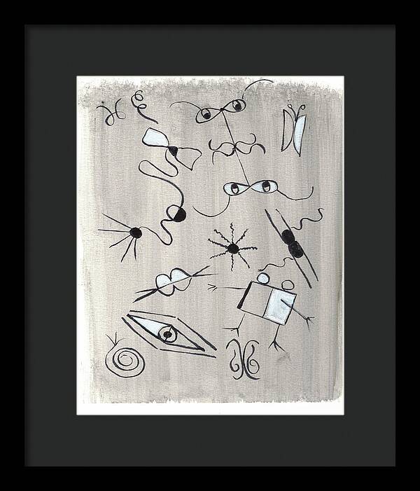 Tete A Tete - Framed Print