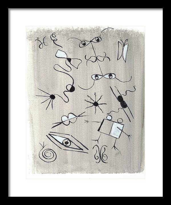 Tete A Tete - Framed Print