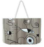 Voyage En Egypte Abstract Watercolor Tote Bag – Chic Weekender & Everyday Style - Laure Leprince - Artiste Peintre