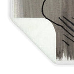 Abstract Watercolor Blanket Voyage en Egypte – Artistic Comfort Bohemian Warmth - Laure Leprince - Artiste Peintre