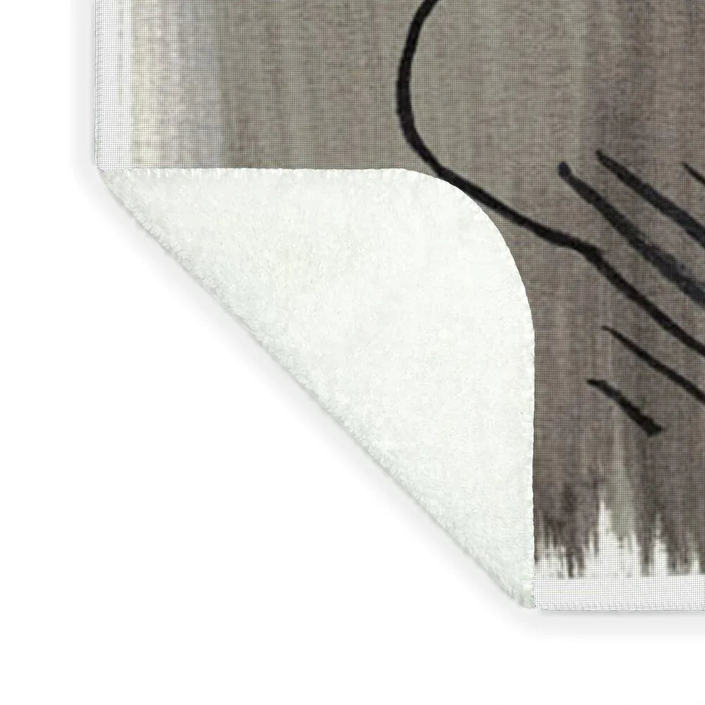 Abstract Watercolor Blanket Voyage en Egypte – Artistic Comfort Bohemian Warmth - Laure Leprince - Artiste Peintre