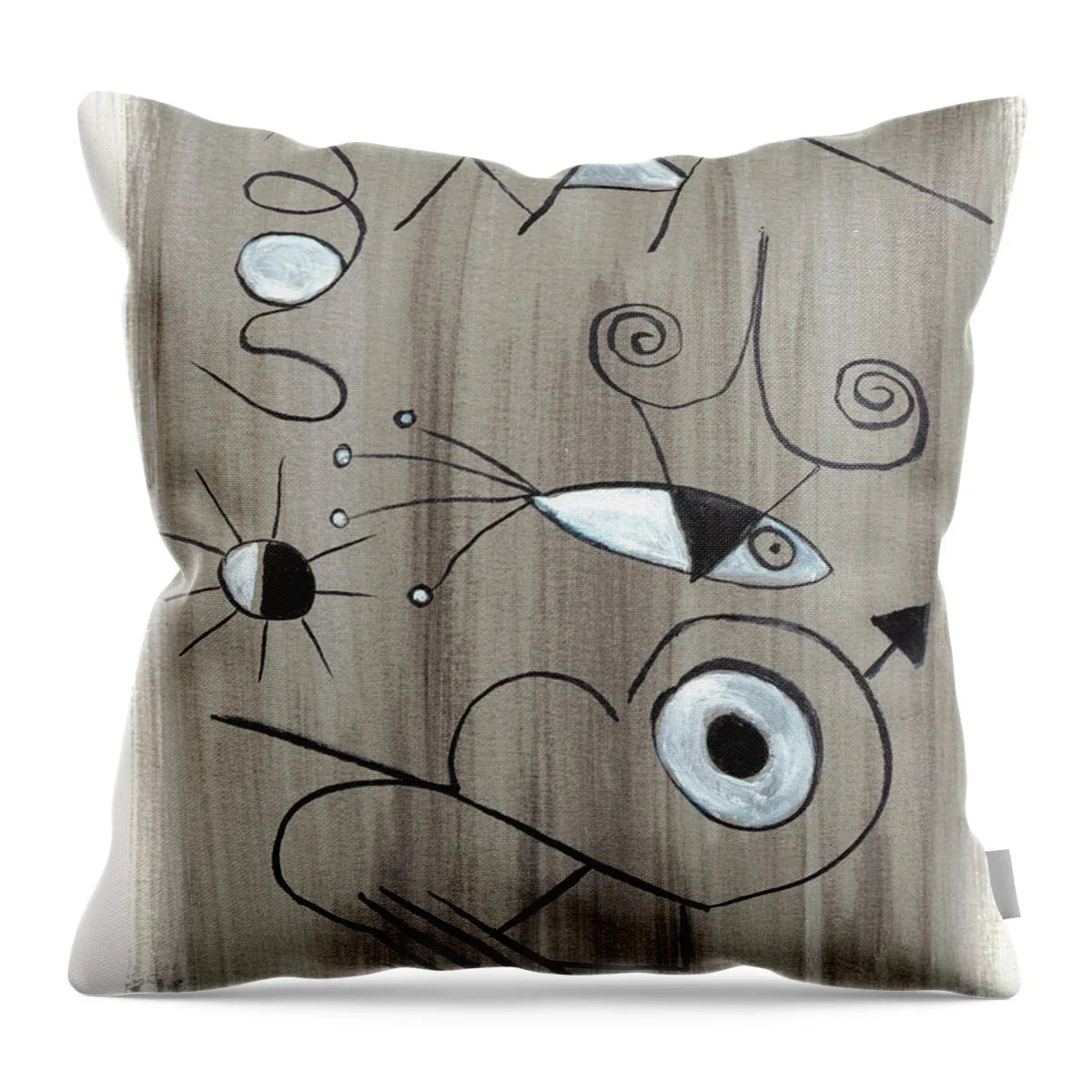 Voyage En Egypte - Throw Pillow - Laure Leprince - Artiste Peintre