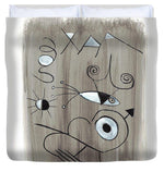 Voyage En Egypte Watercolor Duvet Cover – Soft Microfiber Artistic Comfort - Laure Leprince - Artiste Peintre